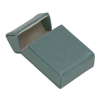 Cigarettes Box Holder Lizard Designed PU Leather Cigarettes Box Storage Case for Women Men Green V1294-YM0521-3117220275312
