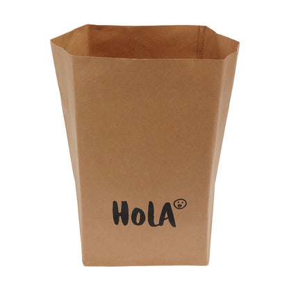 Paper Bag Water Washing Large Capacity Grocery Storage Kraft Paper Bag for Home Kitchen Extra Large Size HOLA V1294-YM0521-3117220277514
