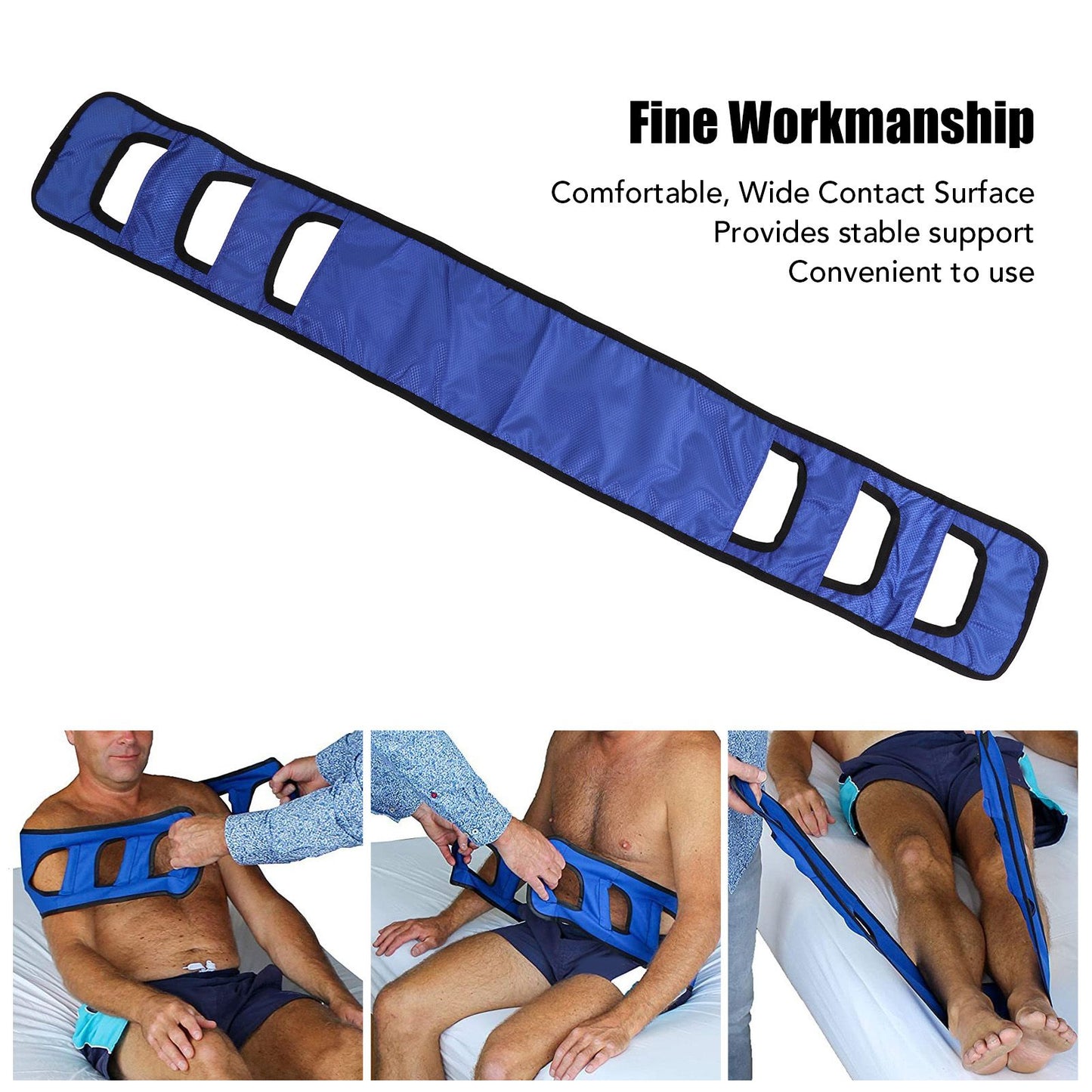 Seniors Bed Transfer Sling Labor Saving Widened Breathable Elderly Lift Turning Belt with Padded Handle for V1294-YM0521-3117220278012