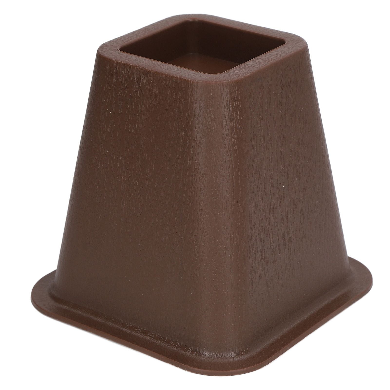 6 Pcs Furniture Risers Plastic Antislip Bed Risers Wood Grain for Storage Desk Sofa Chair Washing Machine V1294-YM0521-3117220279611