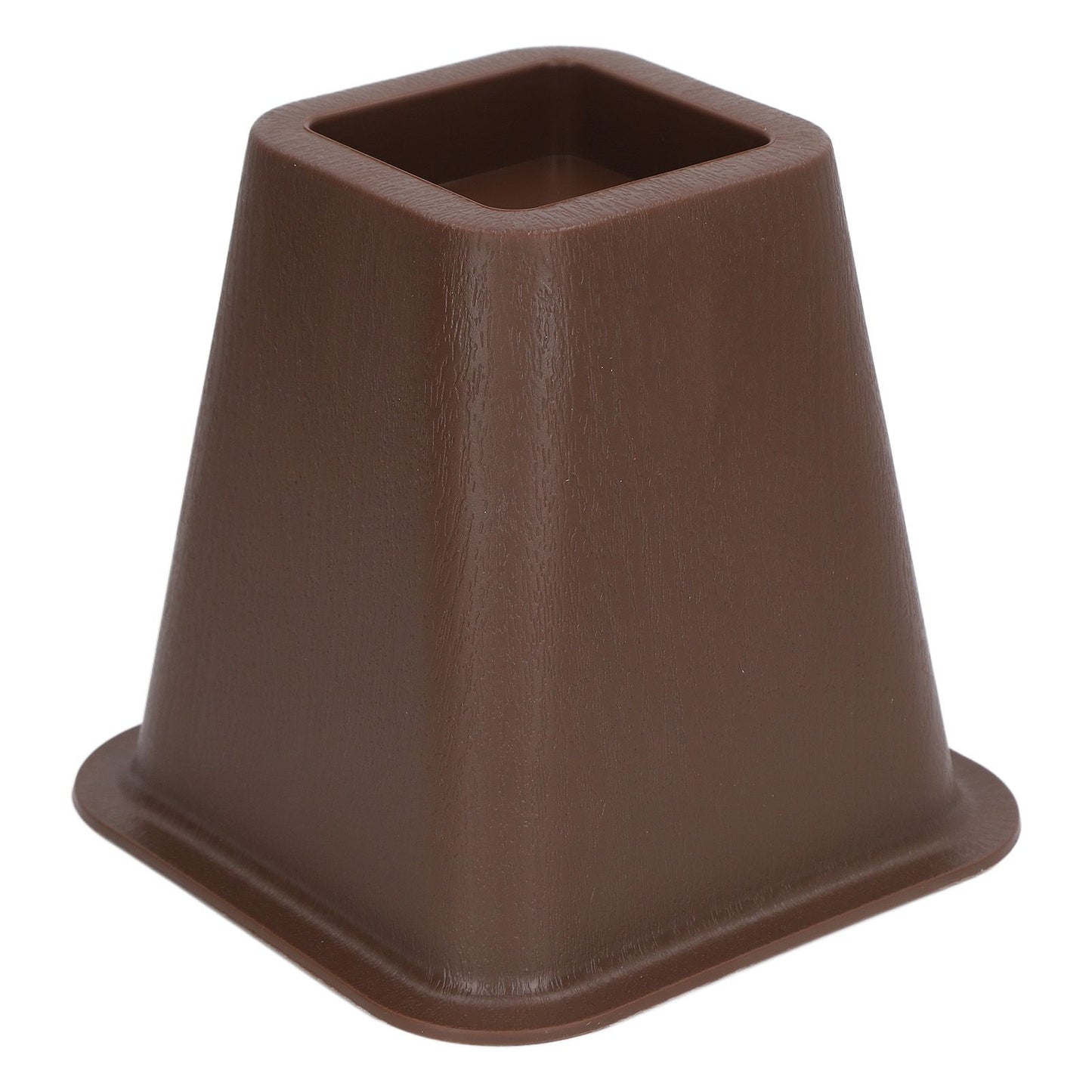 6 Pcs Furniture Risers Plastic Antislip Bed Risers Wood Grain for Storage Desk Sofa Chair Washing Machine V1294-YM0521-3117220279611