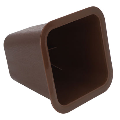 6 Pcs Furniture Risers Plastic Antislip Bed Risers Wood Grain for Storage Desk Sofa Chair Washing Machine V1294-YM0521-3117220279611
