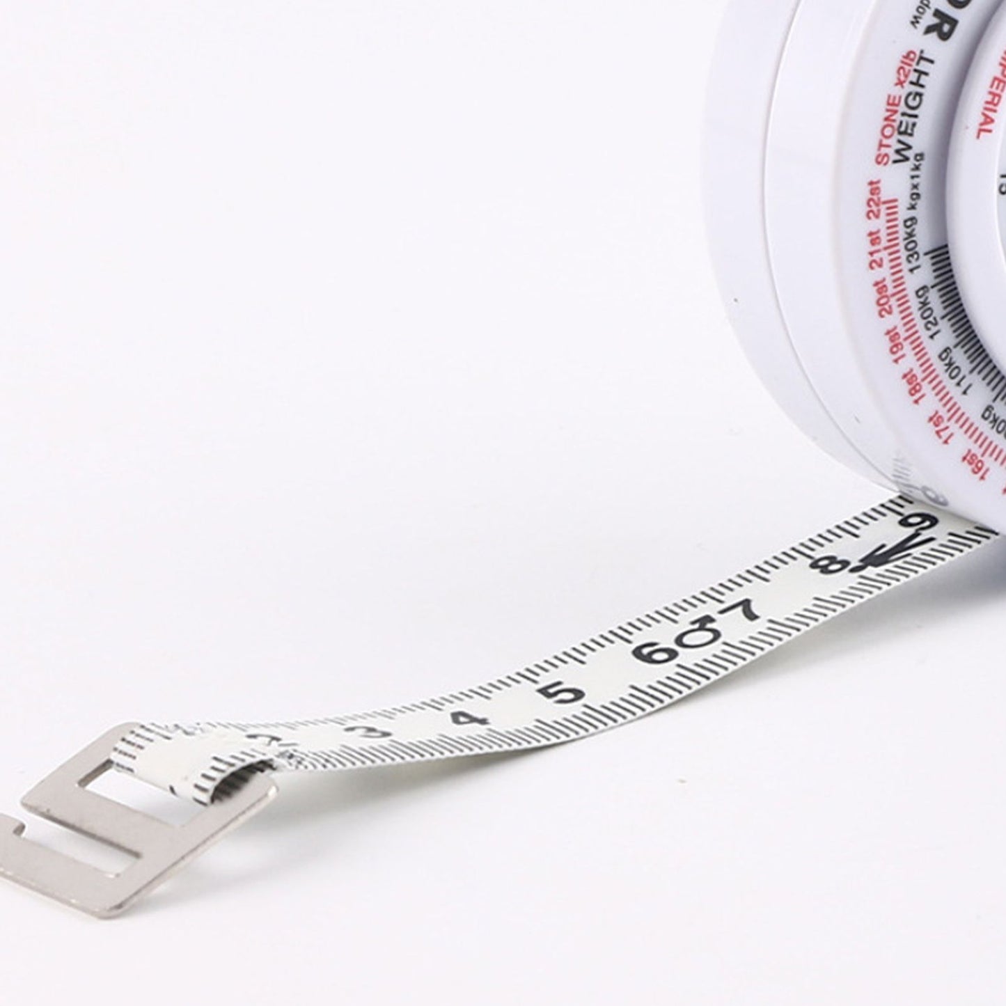 Round BMI Measuring Tape Automatic Retractable Waistline Tape Calculator Portable Health Tape Measures Tools V1294-YM0521-3117220281811