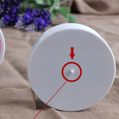 Round BMI Measuring Tape Automatic Retractable Waistline Tape Calculator Portable Health Tape Measures Tools V1294-YM0521-3117220281811
