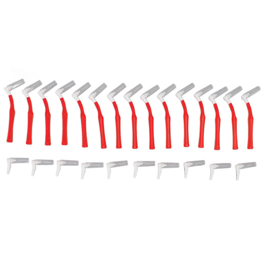 25Pcs L Shape Push Pull Interdental Brush Oral Care Teeth Whitening Dental Tooth Pick Tooth Orthodontic V1294-YM0521-3117220282813