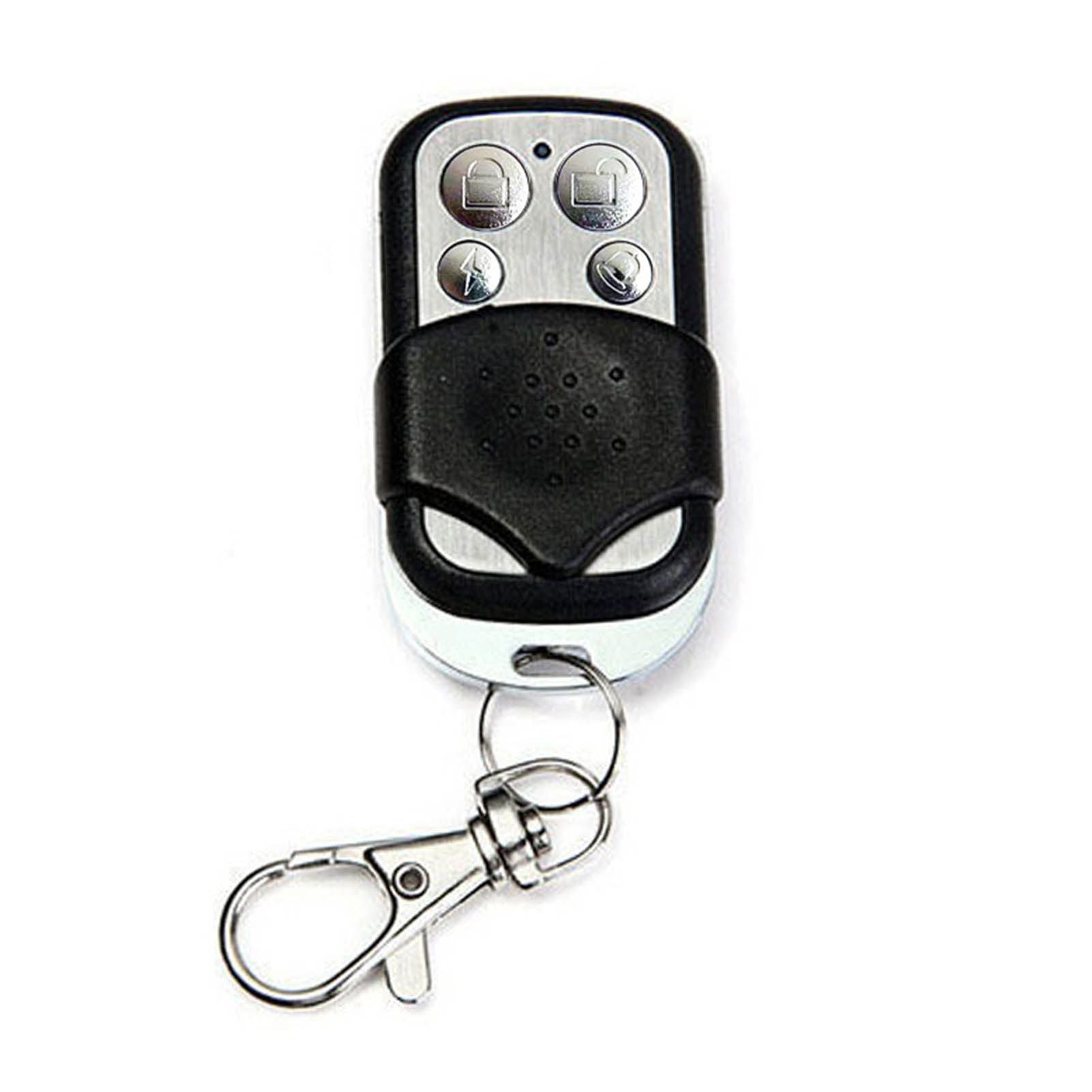 433MHz Wireless Remote Control Switch Cloning Key Fob Doorbells With Keychain for Home Garage Blue 27A 12V 4 V1294-YM0521-3117220283211
