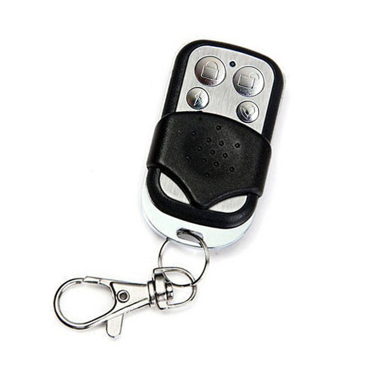 433MHz Wireless Remote Control Switch Cloning Key Fob Doorbells With Keychain for Home Garage Blue 27A 12V 4 V1294-YM0521-3117220283211