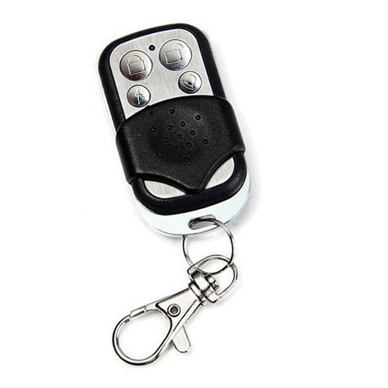 433MHz Wireless Remote Control Switch Cloning Key Fob Doorbells With Keychain for Home Garage Blue 27A 12V 4 V1294-YM0521-3117220283211