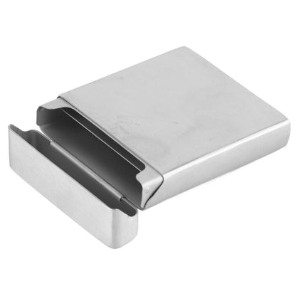 Cigarette Holder Case Stainless Steel Large Capacity Small Portable Cigarette Case for 20 Cigarettes V1294-YM0521-3117220284411