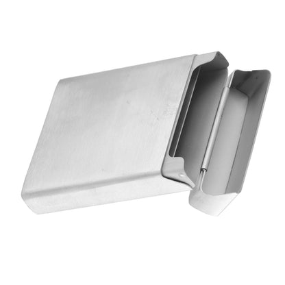 Cigarette Holder Case Stainless Steel Large Capacity Small Portable Cigarette Case for 20 Cigarettes V1294-YM0521-3117220284411