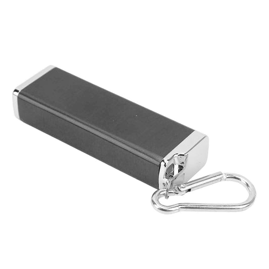 Aluminum Alloy Cigarette Case Box Hold 6pcs with Carabiner Keychain for Men Women Smoking Accessories Black V1294-YM0521-3117220285213