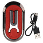 Mobile Phone Holder Stand Cigarette Lighter Rechargeable with Charging Cable Phone Ring Holder Red V1294-YM0521-3117220285312