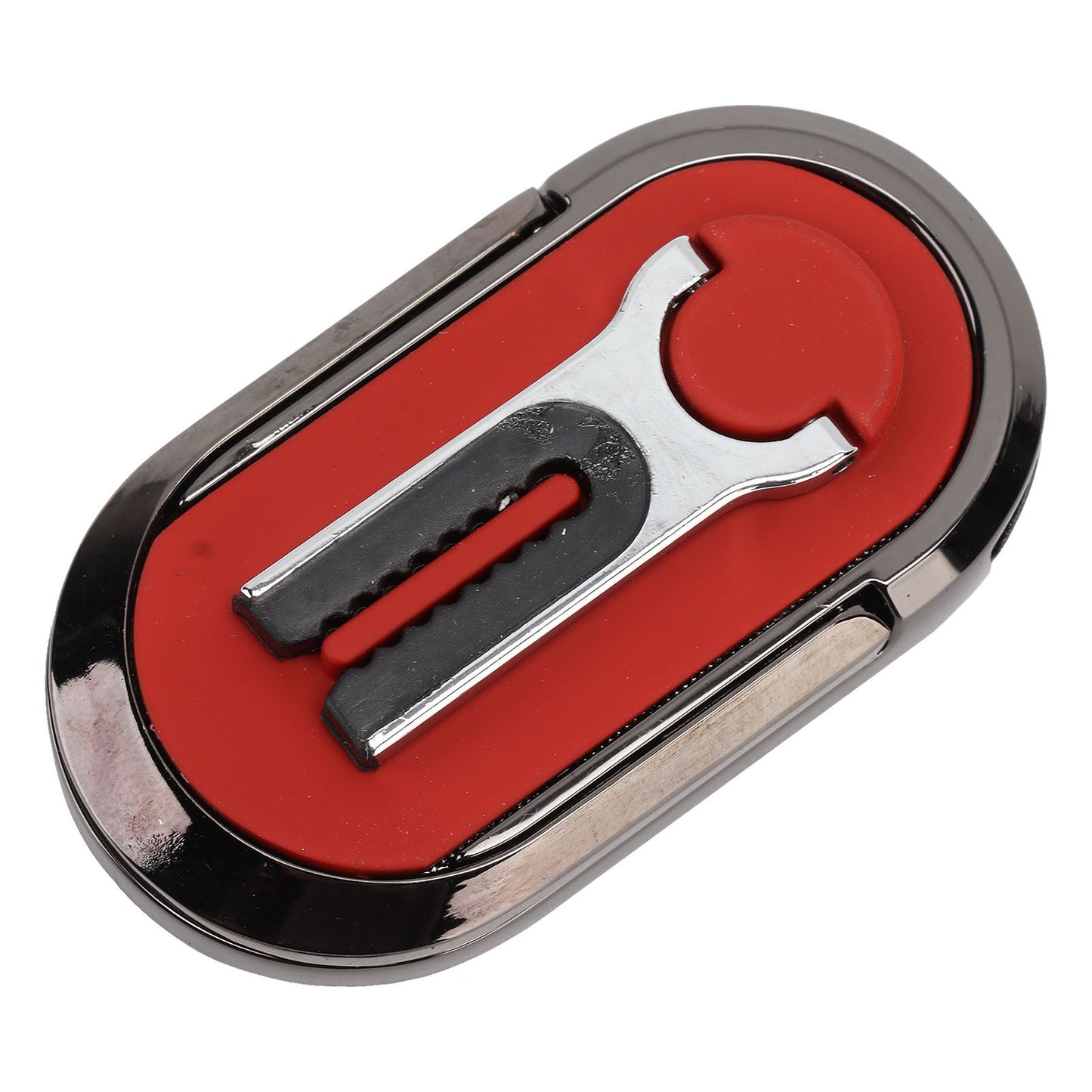 Mobile Phone Holder Stand Cigarette Lighter Rechargeable with Charging Cable Phone Ring Holder Red V1294-YM0521-3117220285312