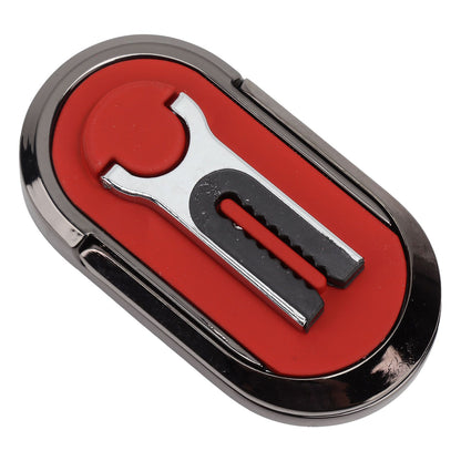 Mobile Phone Holder Stand Cigarette Lighter Rechargeable with Charging Cable Phone Ring Holder Red V1294-YM0521-3117220285312