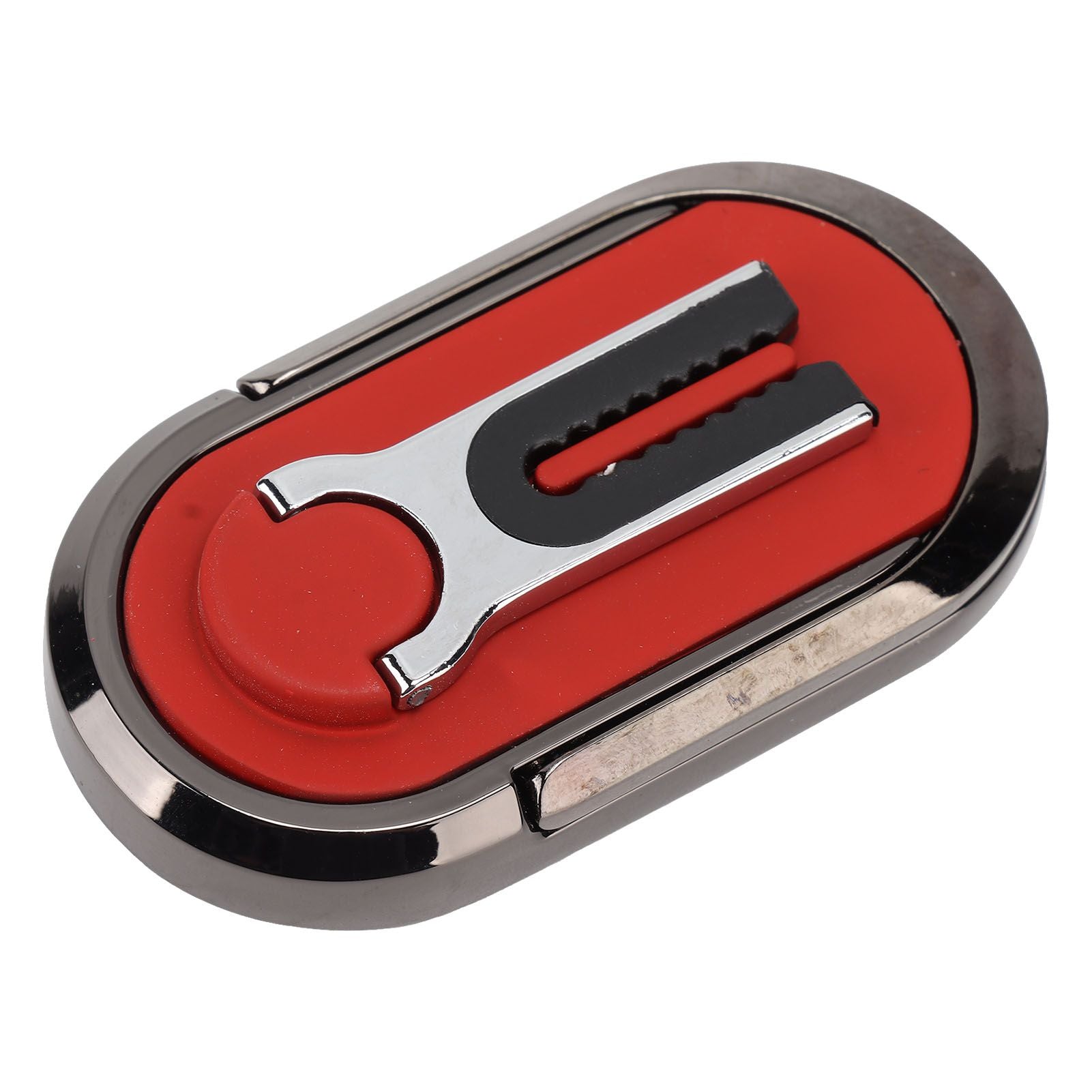 Mobile Phone Holder Stand Cigarette Lighter Rechargeable with Charging Cable Phone Ring Holder Red V1294-YM0521-3117220285312
