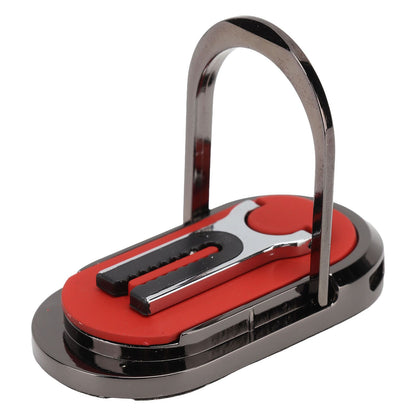 Mobile Phone Holder Stand Cigarette Lighter Rechargeable with Charging Cable Phone Ring Holder Red V1294-YM0521-3117220285312
