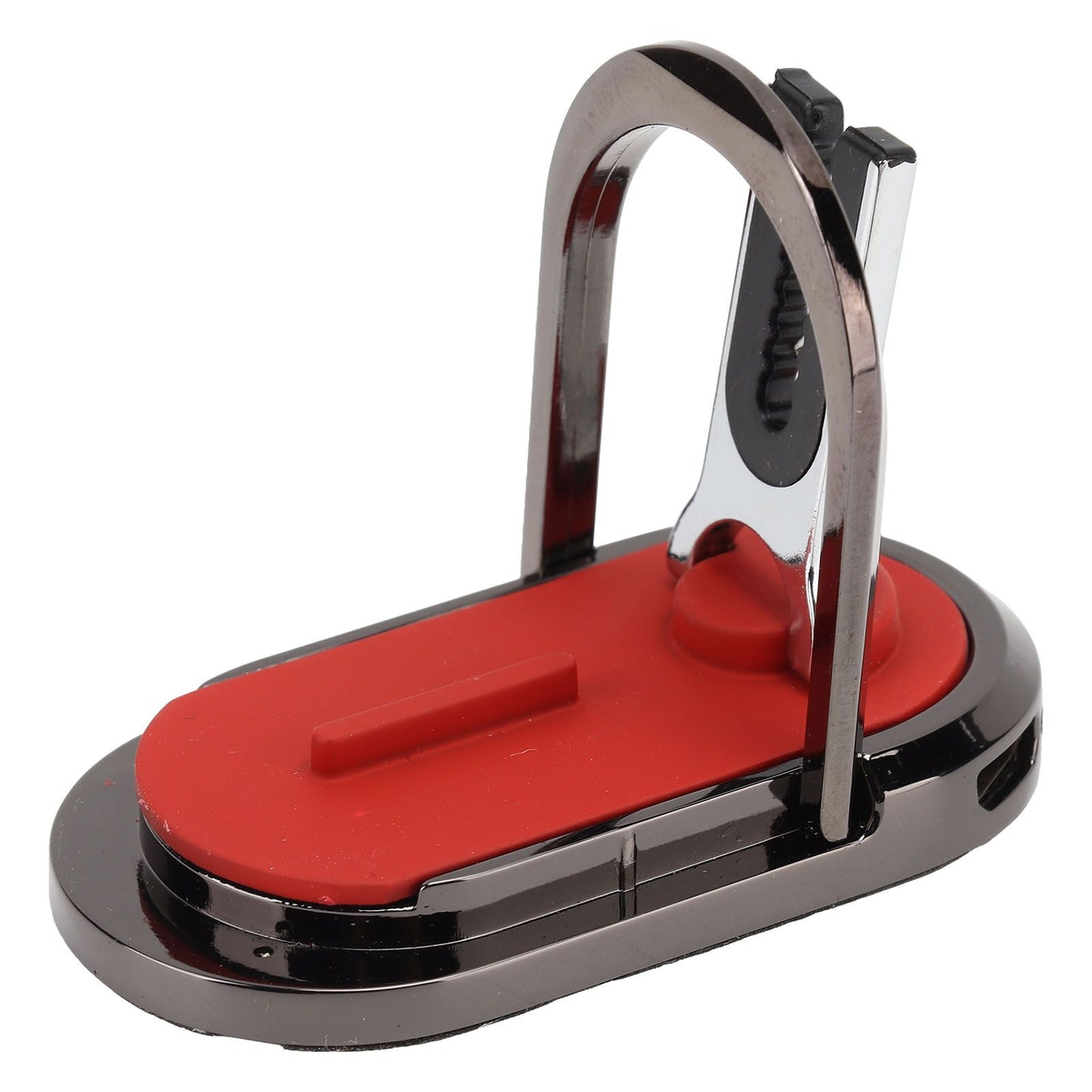 Mobile Phone Holder Stand Cigarette Lighter Rechargeable with Charging Cable Phone Ring Holder Red V1294-YM0521-3117220285312