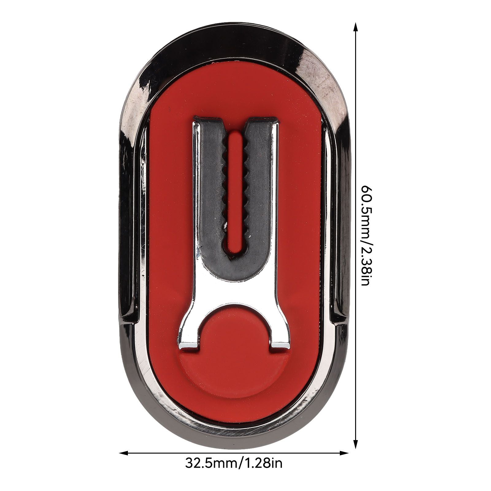 Mobile Phone Holder Stand Cigarette Lighter Rechargeable with Charging Cable Phone Ring Holder Red V1294-YM0521-3117220285312