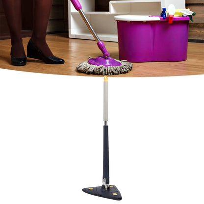 Extendable Triangle Mop Rotary 360 Degree Adjustable Cleaning Mop for Home Bathtub Floor Wall V1294-YM0521-3117220285811