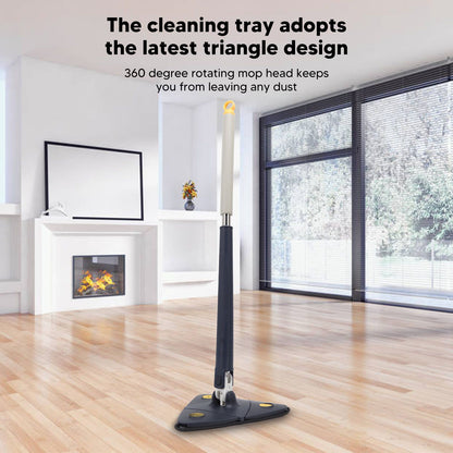 Extendable Triangle Mop Rotary 360 Degree Adjustable Cleaning Mop for Home Bathtub Floor Wall V1294-YM0521-3117220285811