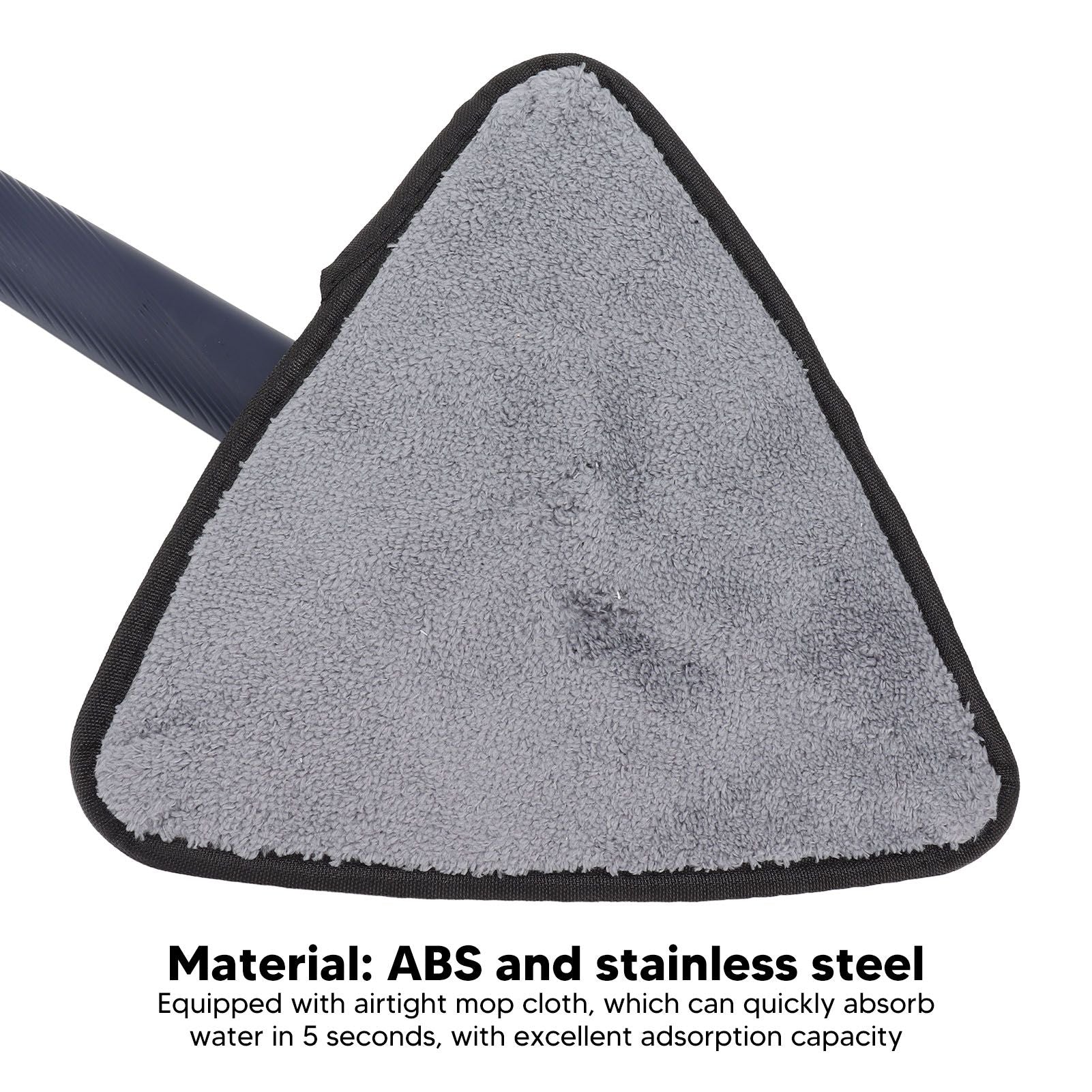 Extendable Triangle Mop Rotary 360 Degree Adjustable Cleaning Mop for Home Bathtub Floor Wall V1294-YM0521-3117220285811