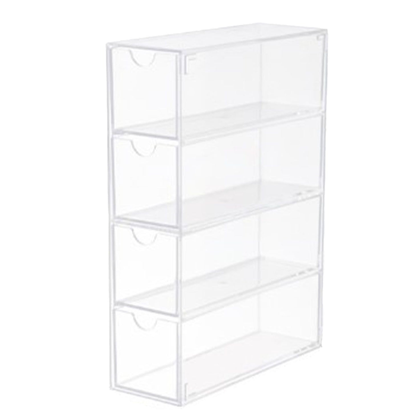 4 Drawers Eyeglass Storage Organizer Box Clear Acrylic Stackable Sunglasses Display Holder Organizer for V1294-YM0521-3117220286411