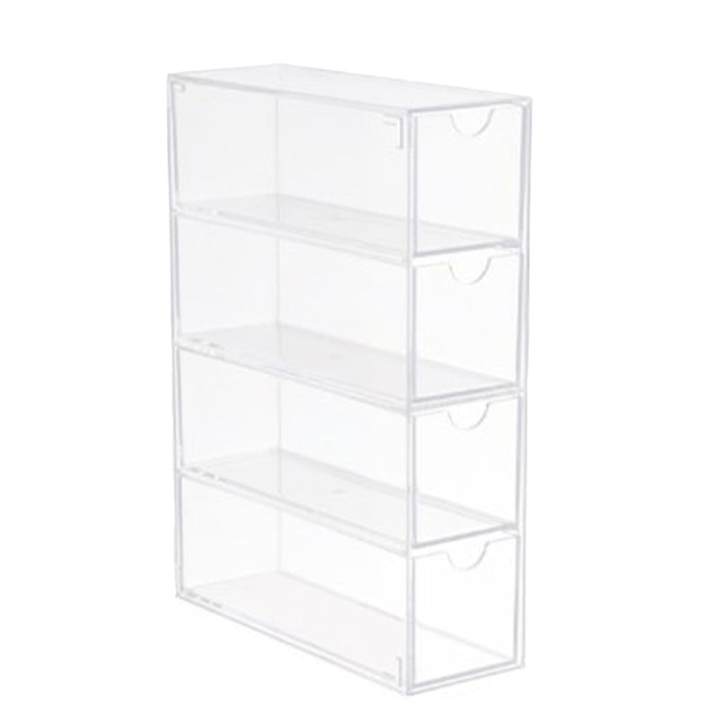4 Drawers Eyeglass Storage Organizer Box Clear Acrylic Stackable Sunglasses Display Holder Organizer for V1294-YM0521-3117220286411