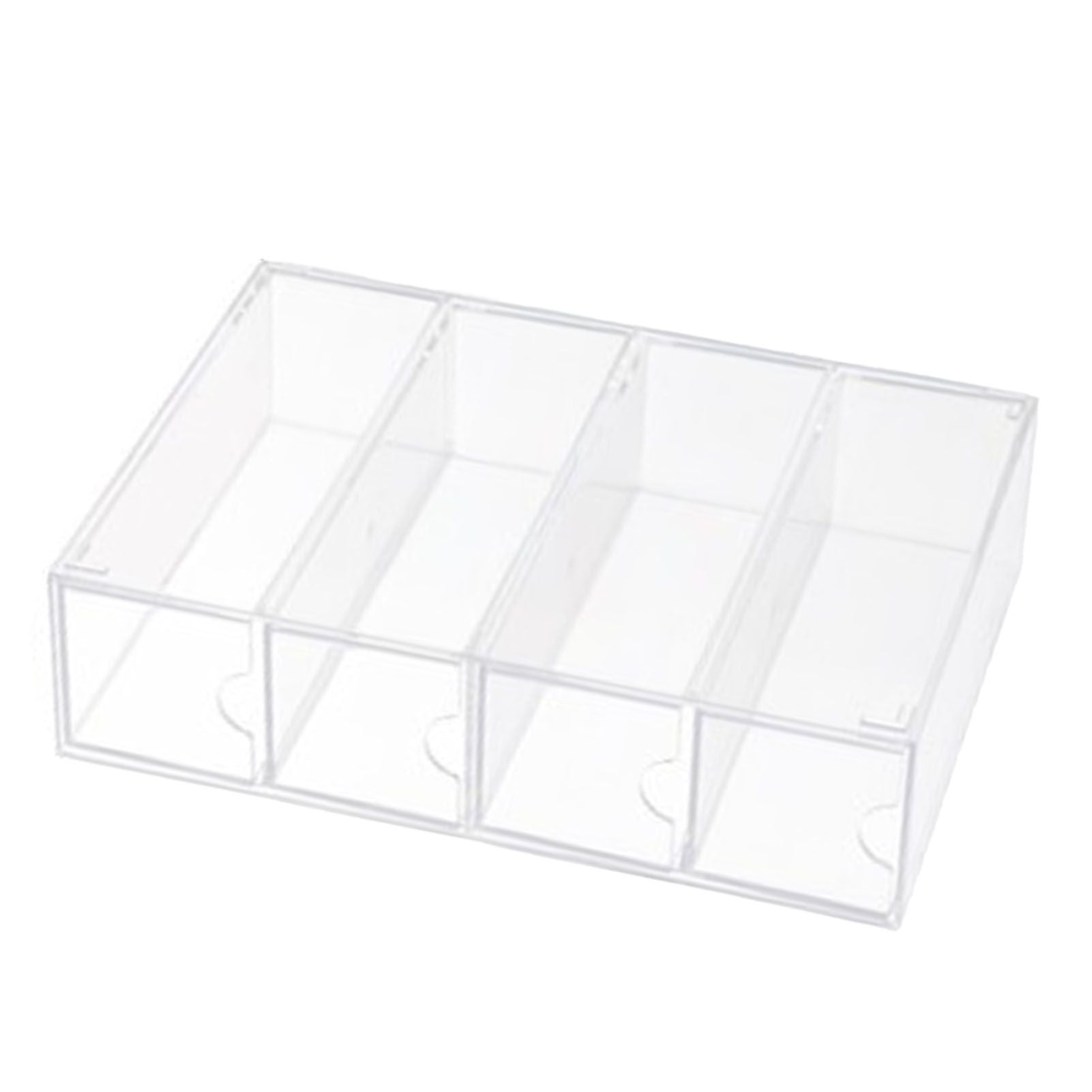 4 Drawers Eyeglass Storage Organizer Box Clear Acrylic Stackable Sunglasses Display Holder Organizer for V1294-YM0521-3117220286411