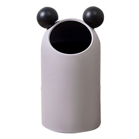 Trash Can Inclined Opening Large Capacity Modern Look Thickened Garbage Bin for Kitchen Bathroom Office V1294-YM0521-3117220287512