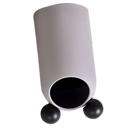 Trash Can Inclined Opening Large Capacity Modern Look Thickened Garbage Bin for Kitchen Bathroom Office V1294-YM0521-3117220287512