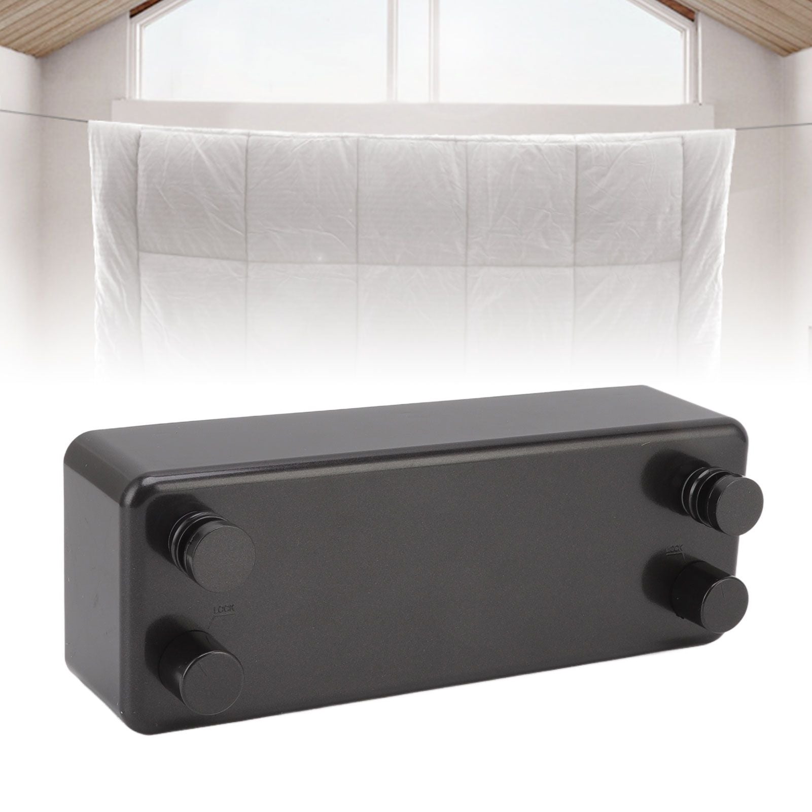 Retractable Clothesline Wall Mounted Heavy Duty Thickened Stainless Steel Double Laundry Line for Balcony V1294-YM0521-3117220291912