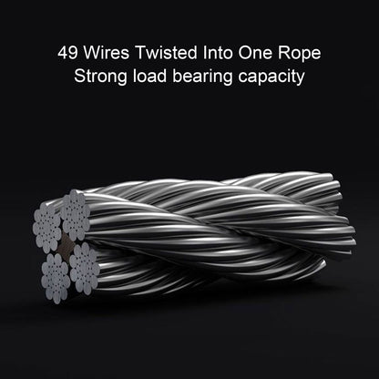 Retractable Clothesline Wall Mounted Heavy Duty Thickened Stainless Steel Double Laundry Line for Balcony V1294-YM0521-3117220291912