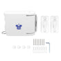 4.2m Thickened Retractable Clothesline Concealed Positioning Buckle Indoor Room Wall Mounted Clothes Line V1294-YM0521-3117220292011