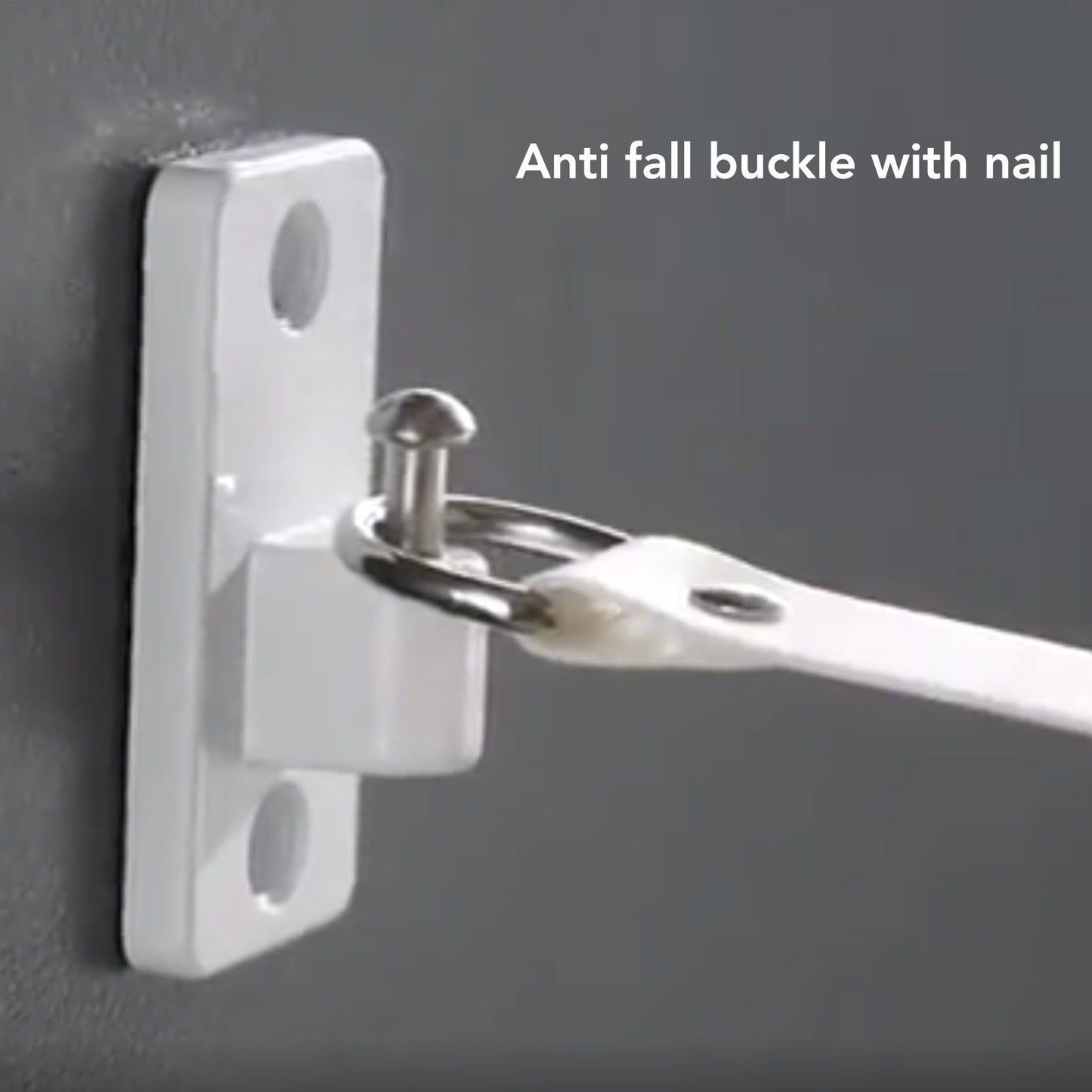 4.2m Thickened Retractable Clothesline Concealed Positioning Buckle Indoor Room Wall Mounted Clothes Line V1294-YM0521-3117220292011