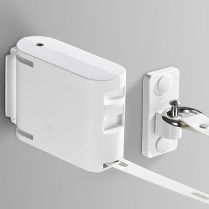 4.2m Thickened Retractable Clothesline Concealed Positioning Buckle Indoor Room Wall Mounted Clothes Line V1294-YM0521-3117220292011