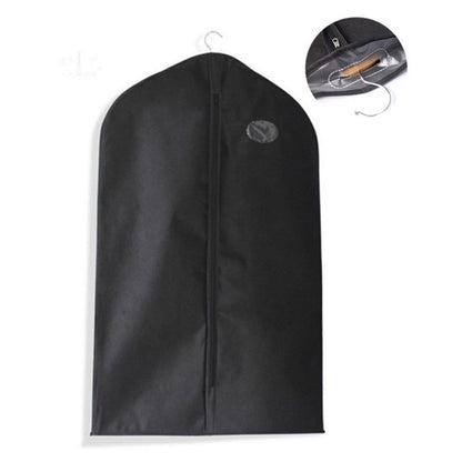 Suit Dust Cover Black Non Woven Fabrics Small Size Hanging Garment Bag for Travel Home V1294-YM0521-3117220292511