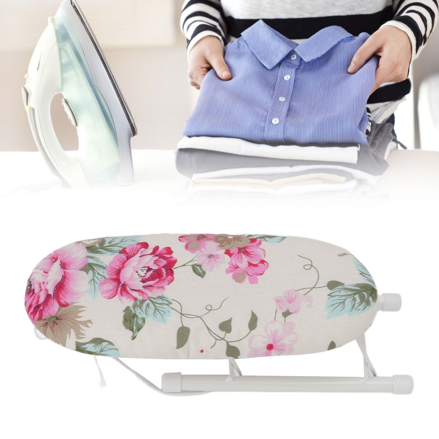 Tabletop Ironing Board Heat Resistant Foldable Portable Mini Ironing Board Clothes Ironing Accessories for V1294-YM0521-3117220293511