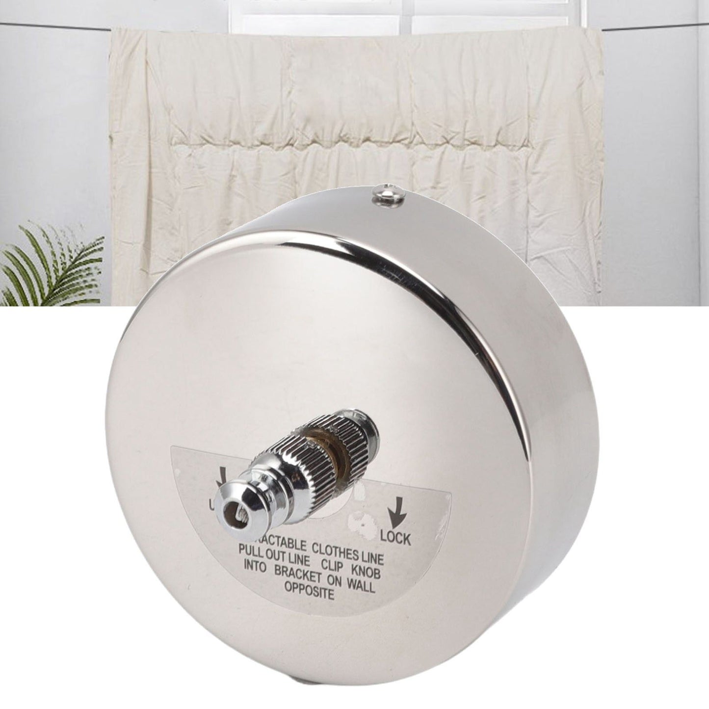 Retractable Clothesline 304 Stainless Steel Safety Auto Retraction Double Pulley Laundry String Line for V1294-YM0521-3117220294212