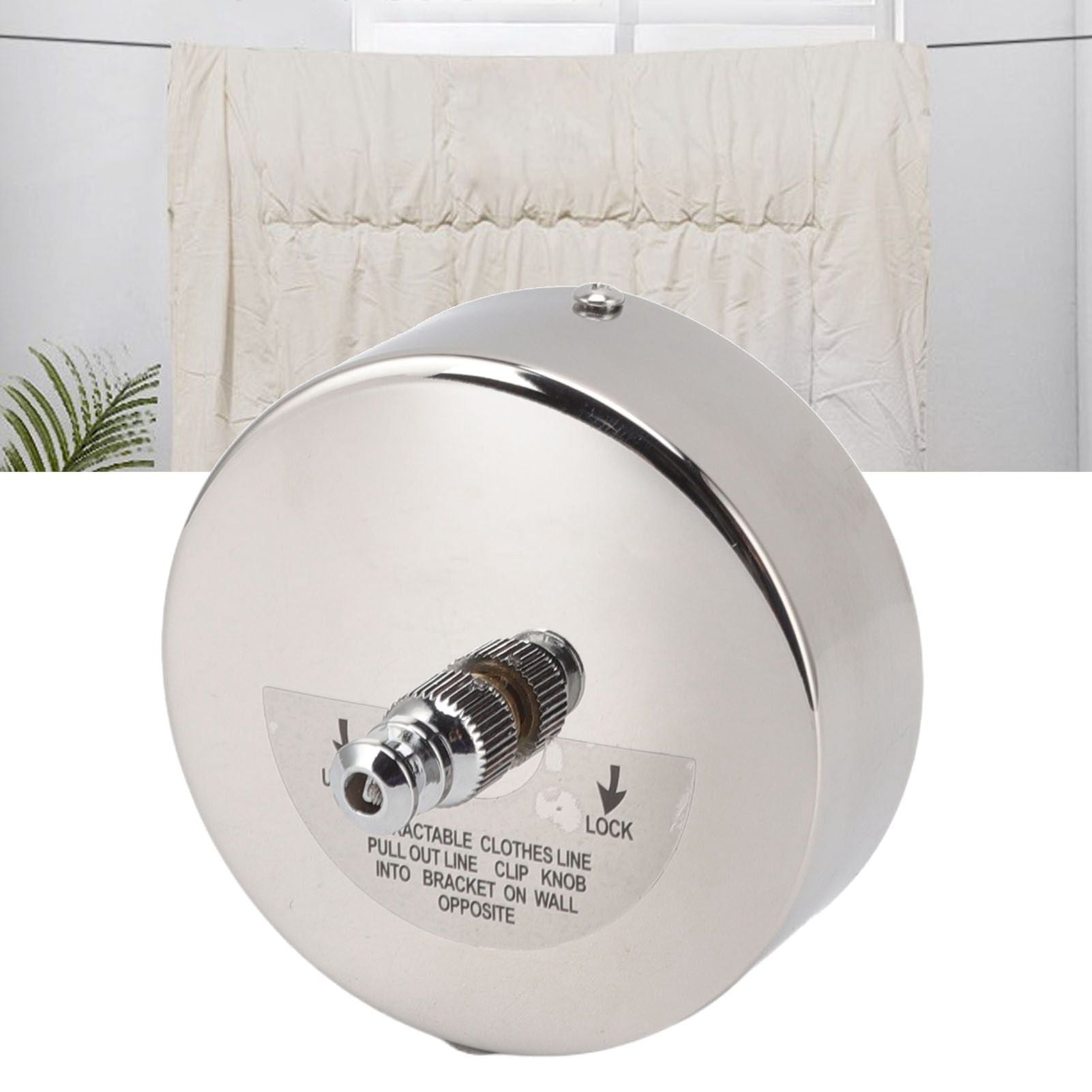 Retractable Clothesline 304 Stainless Steel Safety Auto Retraction Double Pulley Laundry String Line for V1294-YM0521-3117220294212