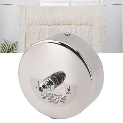 Retractable Clothesline 304 Stainless Steel Safety Auto Retraction Double Pulley Laundry String Line for V1294-YM0521-3117220294212