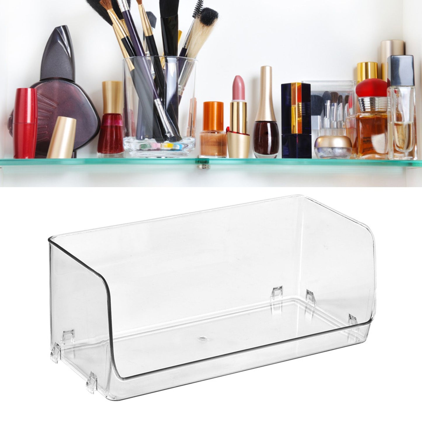 Cosmetic Display Case Multifunction Stackable Plastic Transparent Makeup Organizer for Home V1294-YM0521-3117220295712
