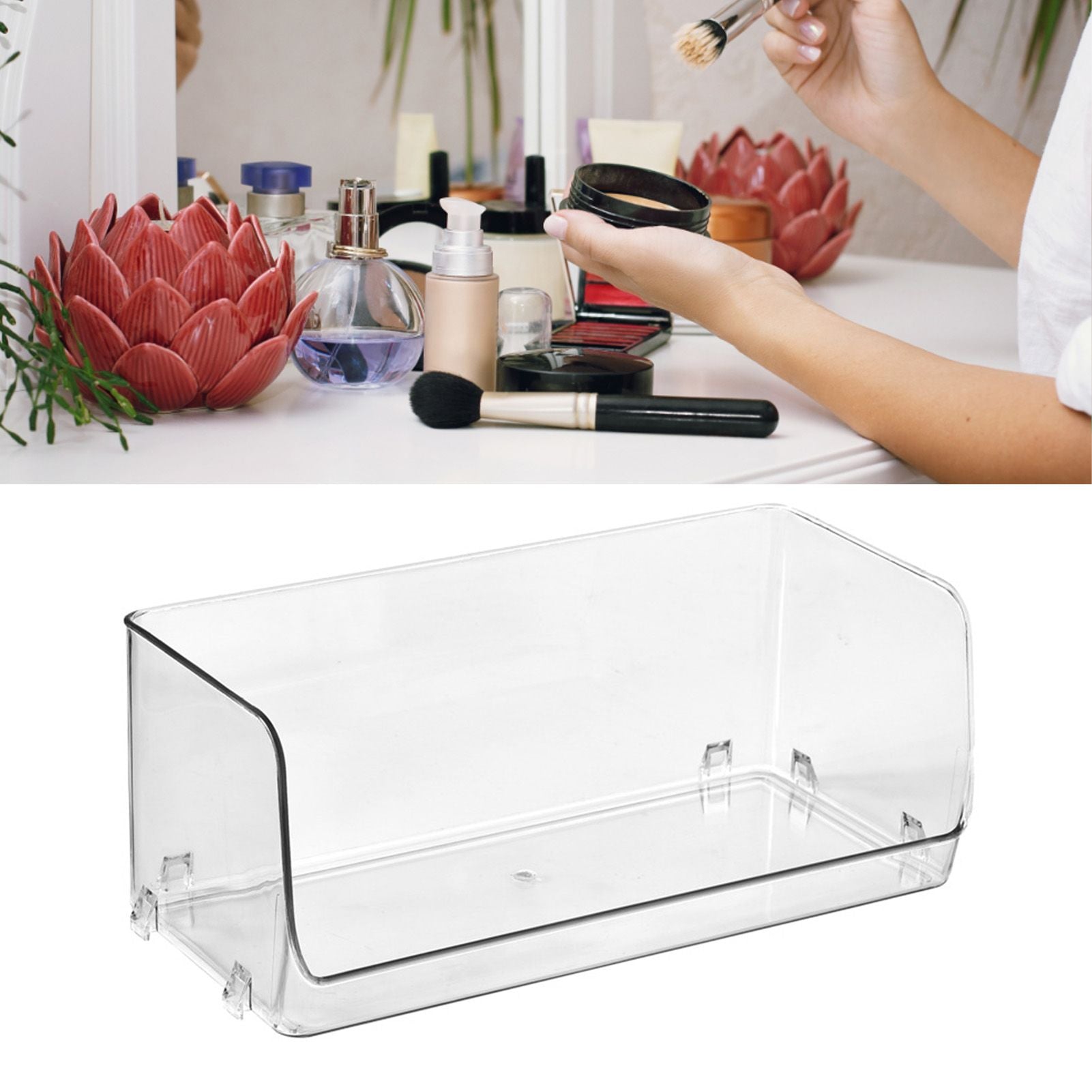 Cosmetic Display Case Multifunction Stackable Plastic Transparent Makeup Organizer for Home V1294-YM0521-3117220295712