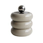 Nordic Style Qtip Holder Dispenser Desktop Dustproof Cotton Swab Storage Container Doughnut Shape Makeup V1294-YM0521-3117220295915