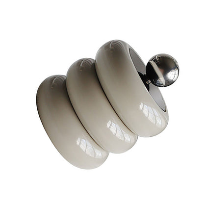 Nordic Style Qtip Holder Dispenser Desktop Dustproof Cotton Swab Storage Container Doughnut Shape Makeup V1294-YM0521-3117220295915