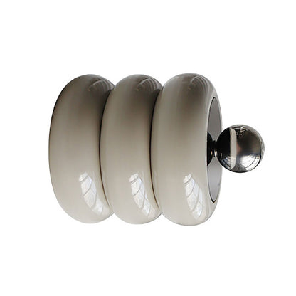 Nordic Style Qtip Holder Dispenser Desktop Dustproof Cotton Swab Storage Container Doughnut Shape Makeup V1294-YM0521-3117220295915