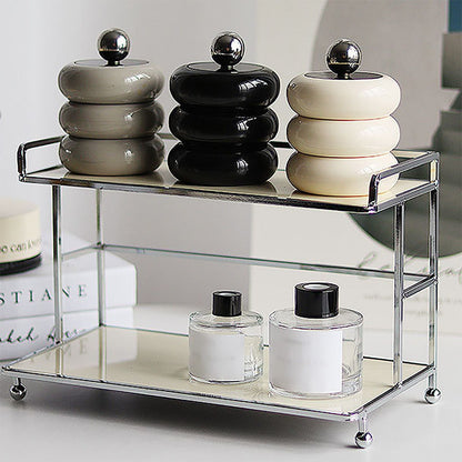 Nordic Style Qtip Holder Dispenser Desktop Dustproof Cotton Swab Storage Container Doughnut Shape Makeup V1294-YM0521-3117220295915