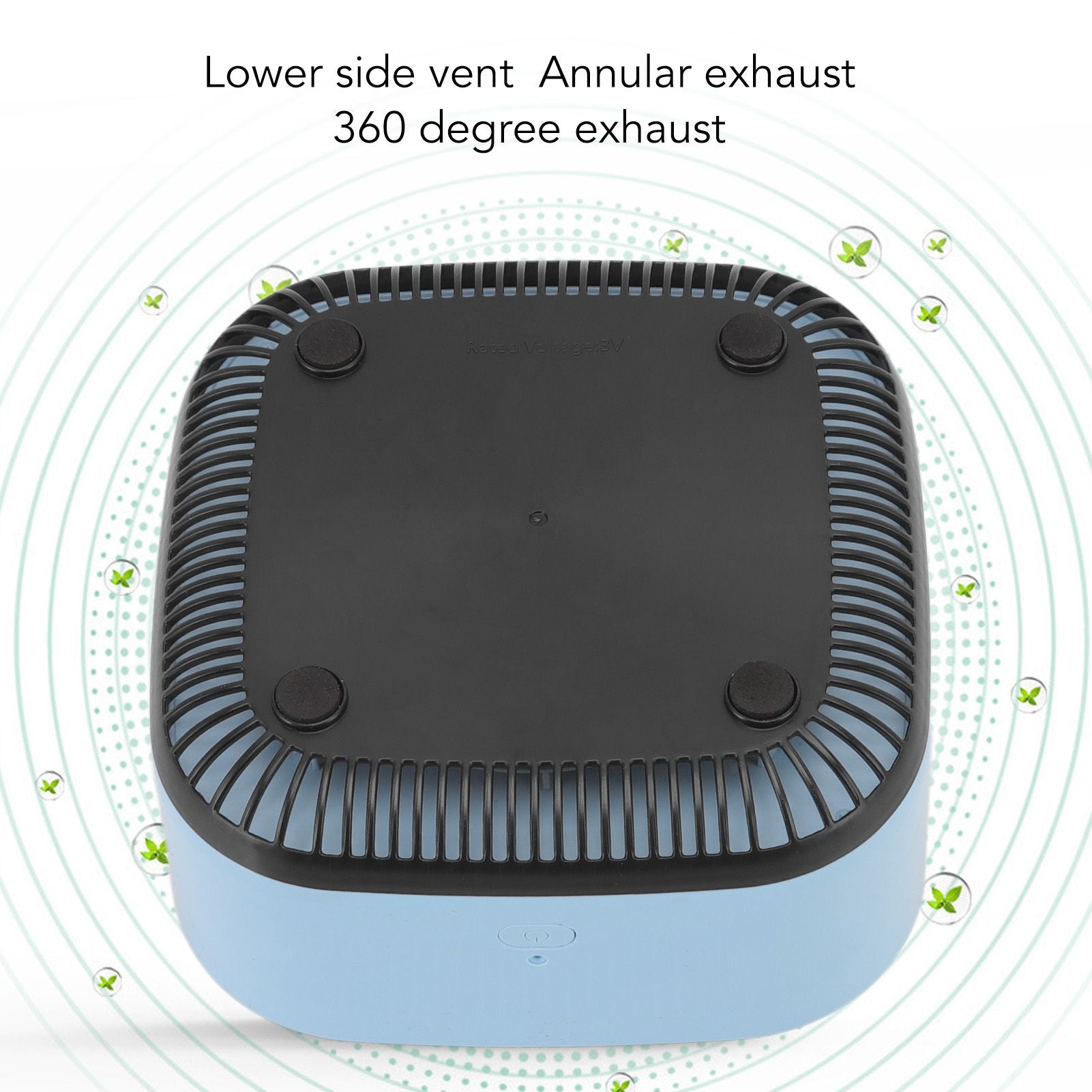 Smokeless Ashtray Multifunctional Anti Fly Dust 2 in 1 Negative Ion Air Fresher for Home Blue V1294-YM0521-3117220298512