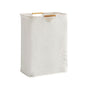 Large Laundry Basket Waterproof Collapsible Laundry Hamper with Wooden Handle for Household Bathroom L 56cm V1294-YM0521-3117220298712