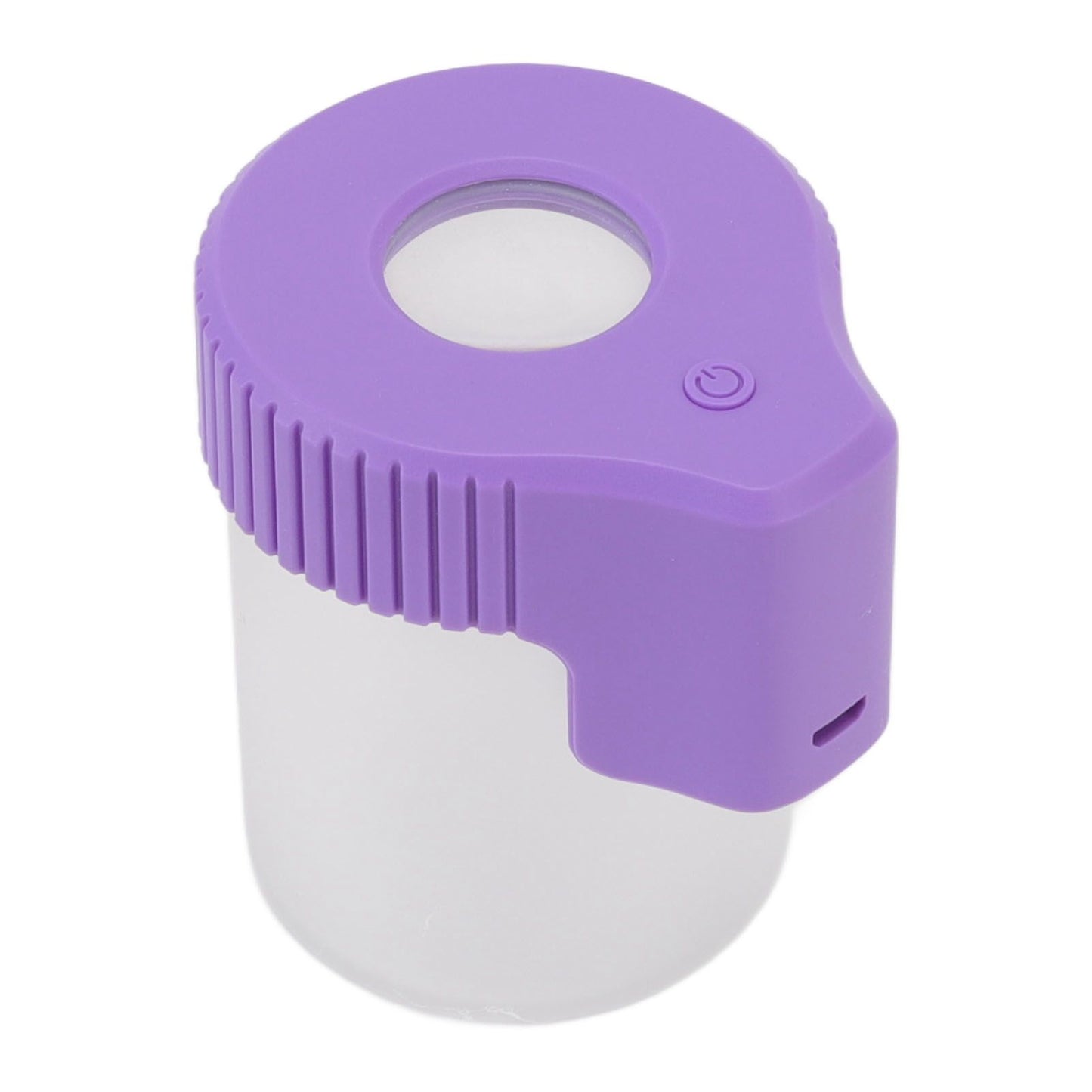 LED Magnifying Jar 8X Magnifying Viewing Jar Glass Shell Odor Proof Waterproof LED Storage Container for V1294-YM0521-3117220301611