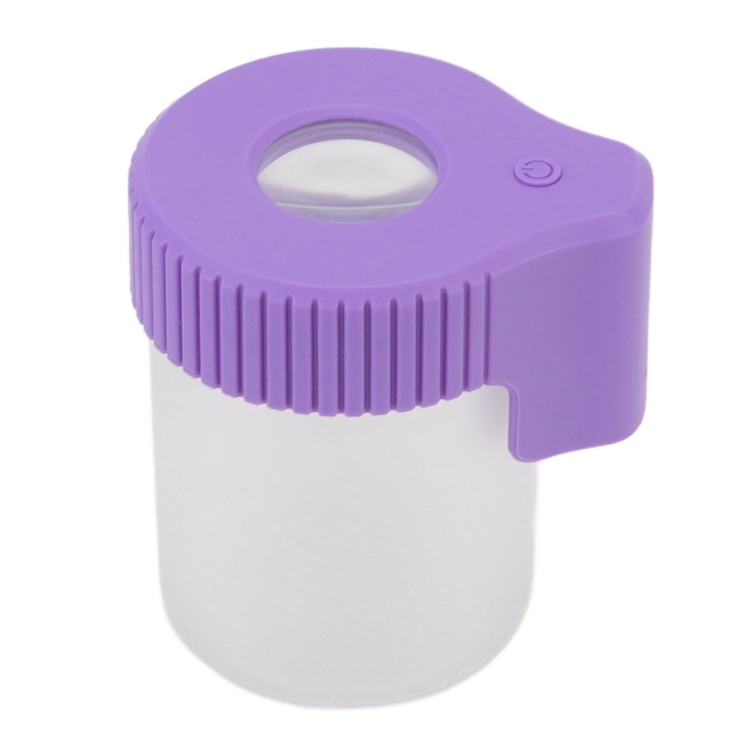 LED Magnifying Jar 8X Magnifying Viewing Jar Glass Shell Odor Proof Waterproof LED Storage Container for V1294-YM0521-3117220301611